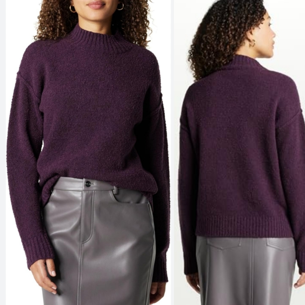 NWT The Drop Chunky Sweater Pullover In Purple Size 4X